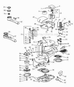 Part Location Diagram of 5132100700 DeLonghi Switch