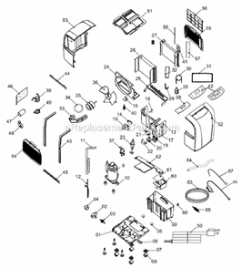 Part Location Diagram of NE1528 DeLonghi Tray