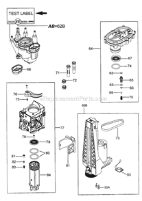 Part Location Diagram of 9812631250 DeLonghi Screw
