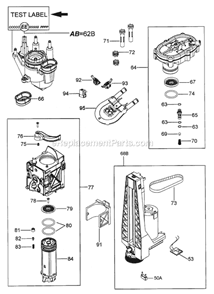 Part Location Diagram of 5232105000 DeLonghi Tco