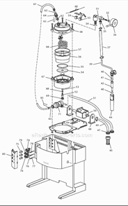 Part Location Diagram of 5532119400 DeLonghi Push Button