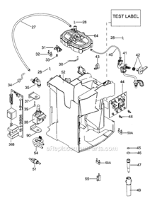 Page B Diagram and Parts List for  DeLonghi Coffee Maker
