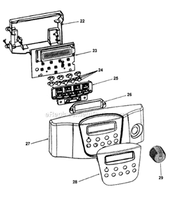 Page B Diagram and Parts List for  DeLonghi Coffee Maker