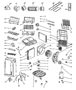 Part Location Diagram of NE1718 DeLonghi Room Temp. Probe