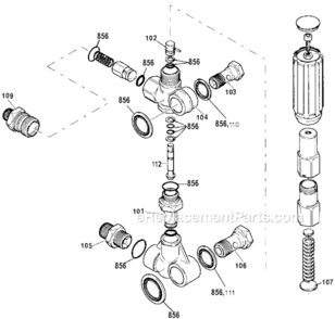 Part Location Diagram of 16771 DeVilbiss Handle