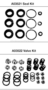 Page C Diagram and Parts List for Type 0 DeVilbiss Pressure Washer