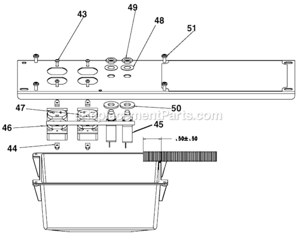 Page C Diagram and Parts List for Type 0 DeVilbiss Generator