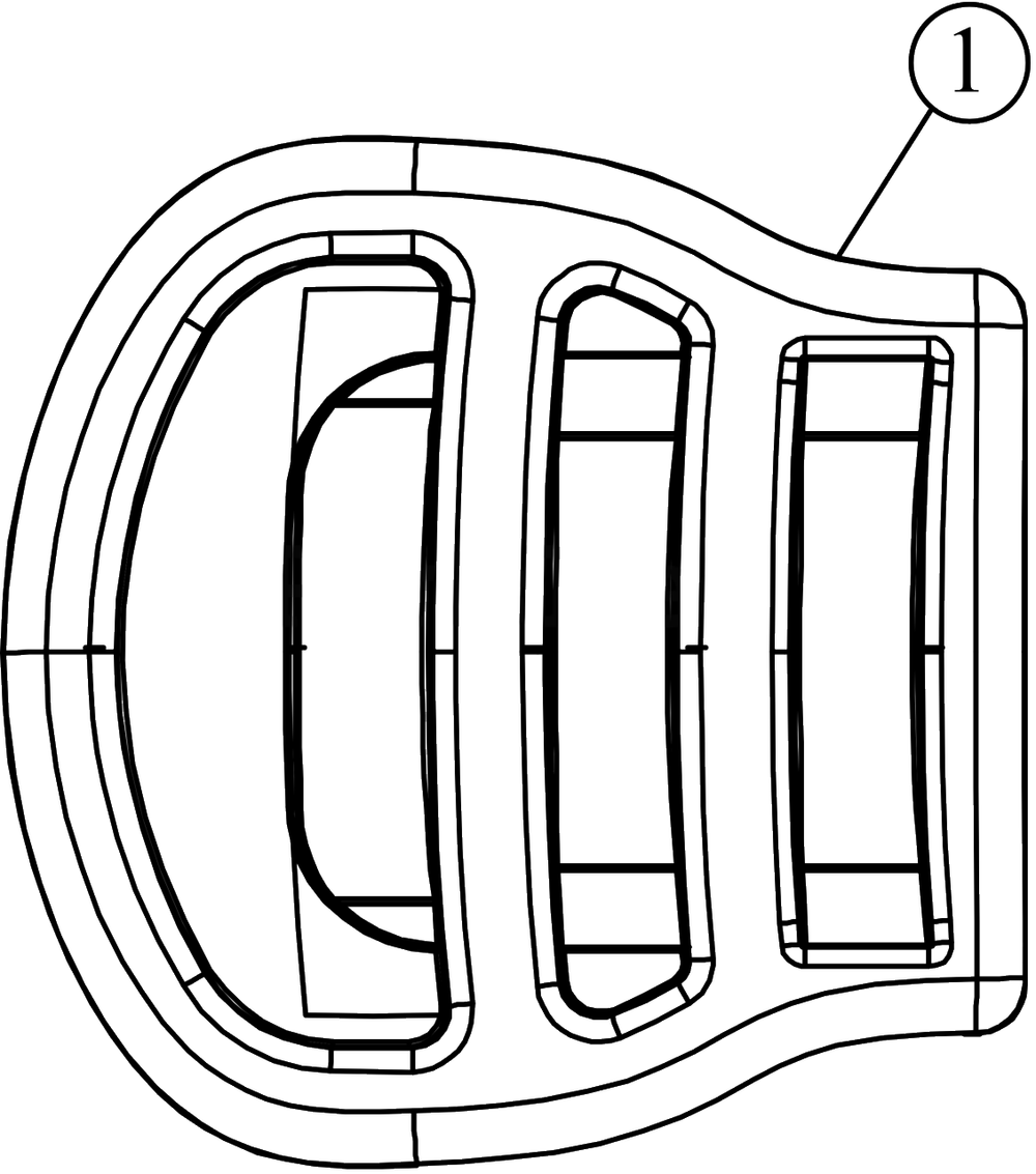 Height Adjustment Knob Diagram and Parts List for (18A-U2C2738)(2022) DeWALT Lawn Mower
