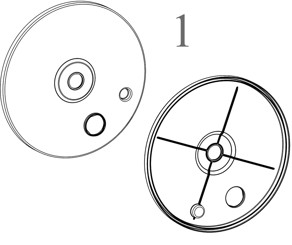 Wheel Dust Cover 11-Inch Diagram and Parts List for (18AEZ3C2739)(2022) DeWALT Lawn Mower