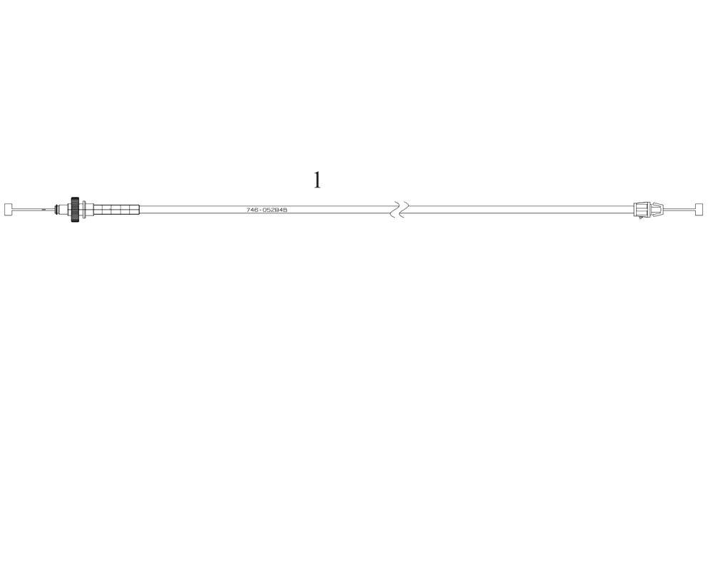 Cables Diagram and Parts List for (181EU2C2738)(2021) DeWALT Lawn Mower