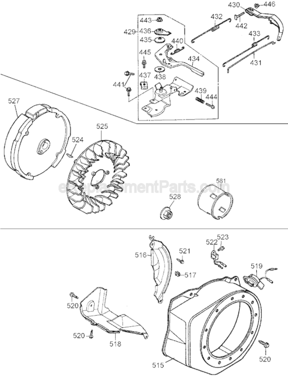Page D Diagram and Parts List for  DeWALT Pressure Washer