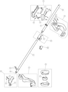 General Assembly Diagram and Parts List for 41AD27SC939 DeWALT Trimmer
