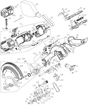Part Location Diagram of N450158 DeWALT FENCE