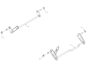 Axles Diagram and Parts List for (181EU2C2738)(2022) DeWALT Lawn Mower