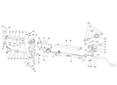 Exploded Diagram C Diagram and Parts List for Type 22 DeWALT Table Saw