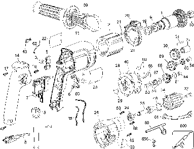 Part Location Diagram of 605040-20 DeWALT Ball Bearing
