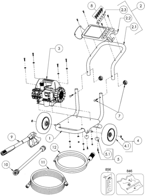 Part Location Diagram of 5140123-10 DeWALT HANDLE