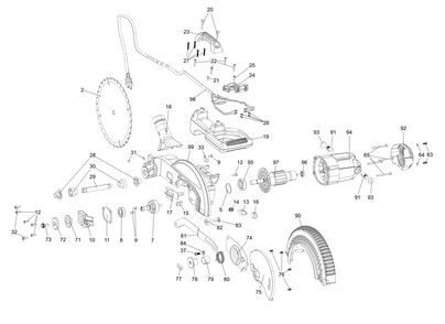 Part Location Diagram of N207932 DeWALT Power Cable