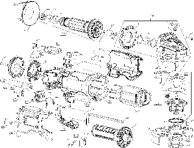 Exploded Diagram A Diagram and Parts List for Type 1 DeWALT Grinder