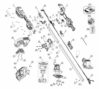 Diagram Diagram and Parts List for Type 2 DeWALT Miscellaneous