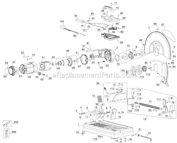 Part Location Diagram of 330036-08 DeWALT Pin,roll