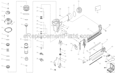Part Location Diagram of 391814-00 DeWALT Grommet