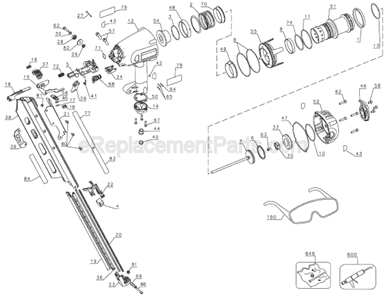 Part Location Diagram of 633359-00 DeWALT Cap