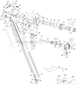 Part Location Diagram of 641139-00 DeWALT O-ring