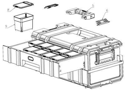 Part Location Diagram of H1200318520 DeWALT CUP