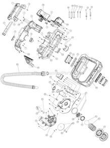 Part Location Diagram of 5140128-44 DeWALT Pcb Assembly