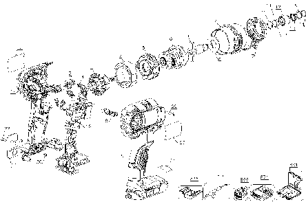 Part Location Diagram of N633132 DeWALT Clamshell Set