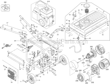 Part Location Diagram of 429978-39 DeWALT Comp. Tank Assembly