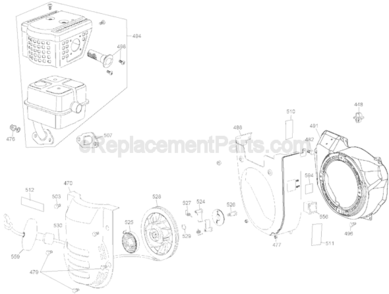 Page E Diagram and Parts List for  DeWALT