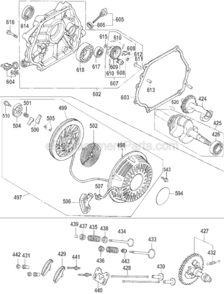 Page B Diagram and Parts List for  DeWALT Pressure Washer