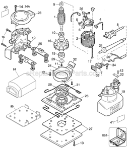 Part Location Diagram of 285253-00 DeWALT Cap and Screws