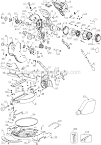 Part Location Diagram of 391926-01 DeWALT Switch