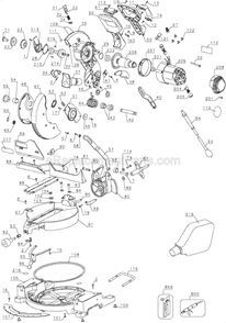 Part Location Diagram of 614373-00 DeWALT End Cap