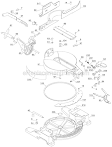 Page B Diagram and Parts List for  DeWALT
