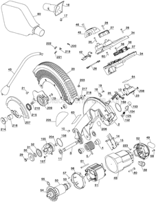 Part Location Diagram of 604288-01SV DeWALT Armature & Bearings