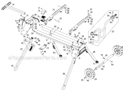 Part Location Diagram of 5140032-88 DeWALT Cap Screw
