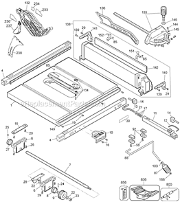 Part Location Diagram of A24507 DeWALT Push Stick