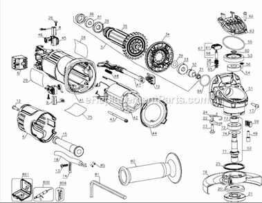 Interruttore Di Ricambio Per Rondini Angolari DeWalt Per N327459