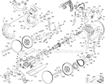 Part Location Diagram of N887163 DeWALT RUBBER TIRE
