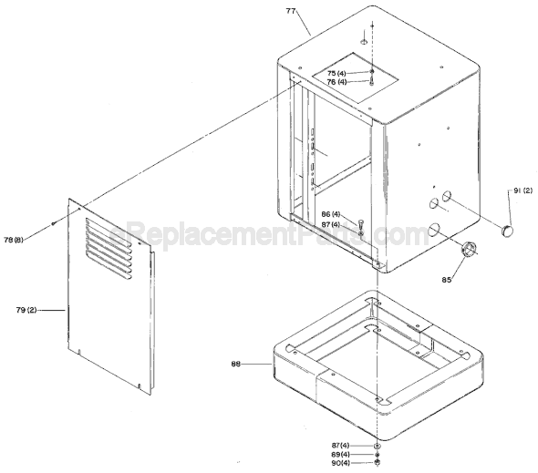 Page B Diagram and Parts List for Type 2 Delta Sander Polisher