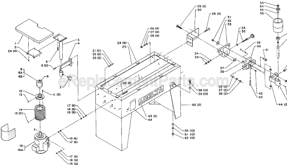 Page A Diagram and Parts List for Type 1 Delta