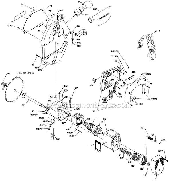 Page B Diagram and Parts List for Type 2 Delta