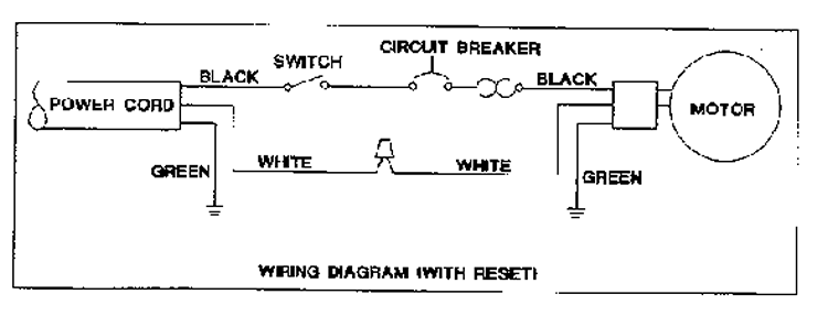 Wiring Diagram Diagram and Parts List for Type 2 Delta Table Saw