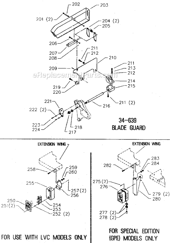 Page C Diagram and Parts List for Type 1 Delta