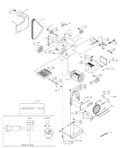 Delta 31-080 Diagram and Parts List for  Delta Sander Grinder