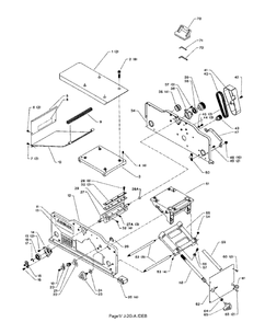 Delta Jt160 Type-1 Diagram and Parts List for Type-1 Delta Planer Jointer